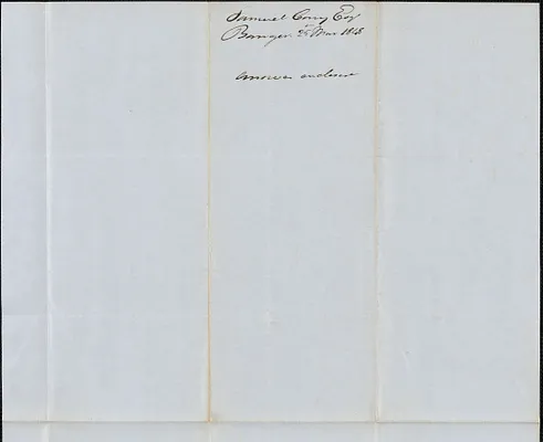 Judge Sam Cony to George Coffin, 25 March 1848