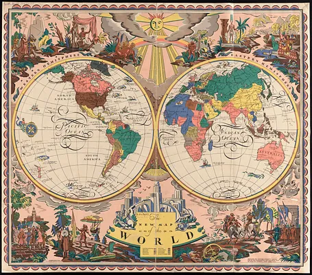 The new map of the world