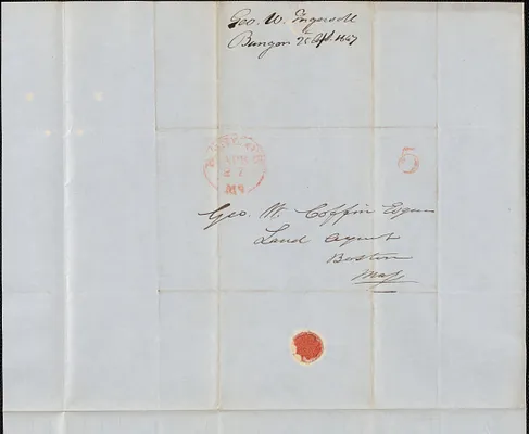 George W. Ingersoll to George Coffin, 25 April 1847