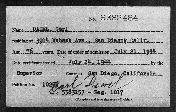 Dauel, Carl - 1944