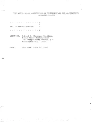 WHCCAM Planning Meeting Transcript, July 13, 2000 [2]