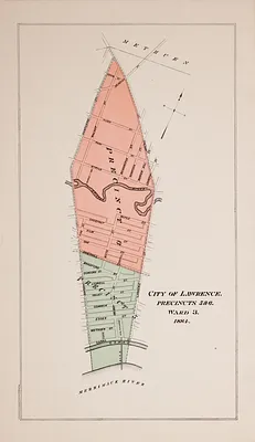City of Lawrence, precincts 3 & 4, ward 2