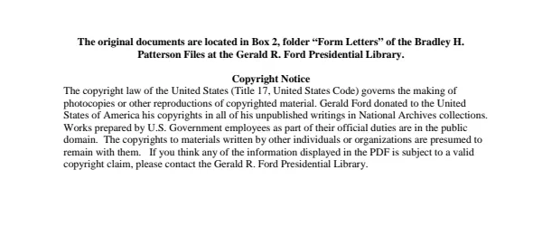 Form Letters