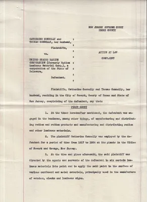 Complaint, March 11, 1933