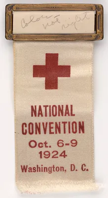 1924 National Convention Name Badge