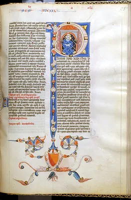Leaf from Bentivoglio Bible